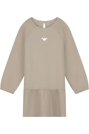 Emporio Armani Logo-plaque dress
