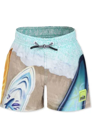Molo Graphic-print swim shorts