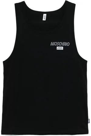 Moschino Logo-appliqu?? tank top