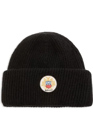 Bally Crest logo-patch beanie