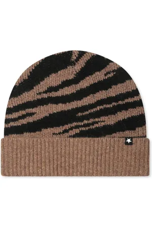 Molo Zebra-motif beanie hat