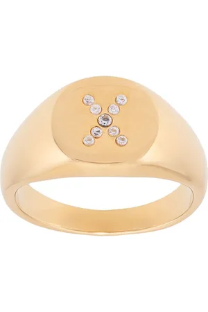 Nialaya 10 Year Anniversary Collection signet ring