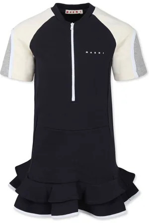 Marni Zip-up flared dress