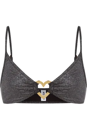 Moschino Lurex bikini top