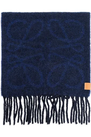 Loewe Anagram alpaca-wool scarf