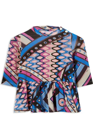 PUCCI Junior Vivara-print top