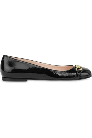 Moschino Heart plaque ballerina shoes