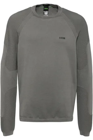 HUGO BOSS Logo patch sweatshirt