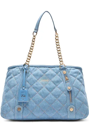 Liu Jo Quilted denim tote bag