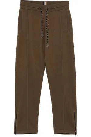 HUGO BOSS Knitted track trousers