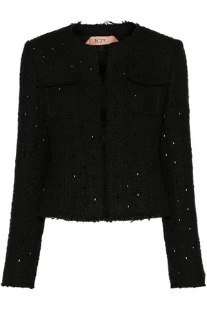 Nº21 Crystal-embellished jacket