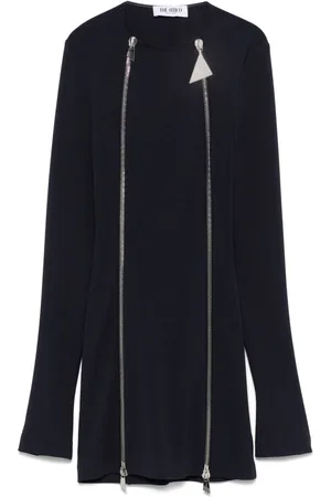 The Attico Double-zip mini dress