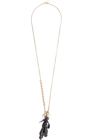ERMANNO SCERVINO Bow and pearls necklace