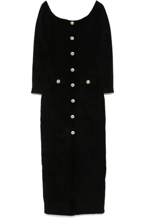 Self-Portrait Chenille knit maxi dress