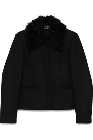 Totême Shearling-collar jacket