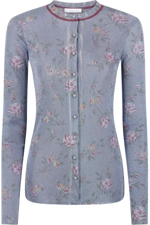 Paco rabanne Floral-print cardigan