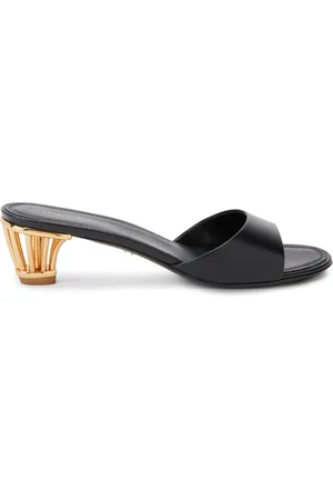Salvatore Ferragamo Arya 40mm leather mules