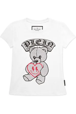 Philipp Plein Teddy Bear-studded T-shirt