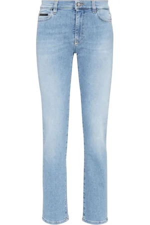 Philipp Plein Mid-rise slim-cut jeans