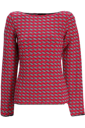 Emporio Armani Geometric-print top
