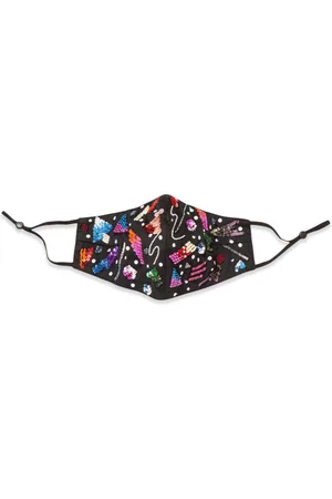 Jennifer Behr Sequin-embellished face mask