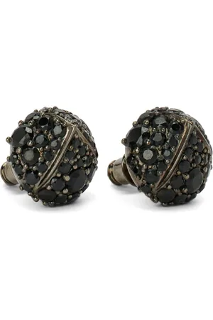 Salvatore Ferragamo Pine Cone rhinestone-embellished earrings