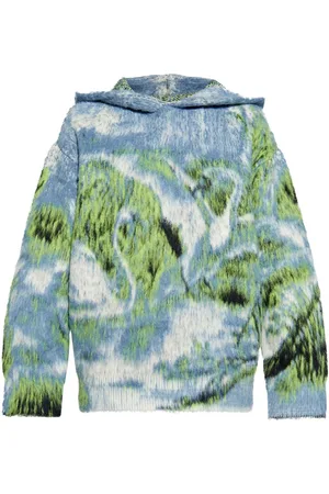 The Attico Brushed-jacquard sweater