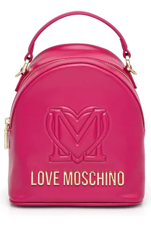 Moschino Logo-plaque backpack