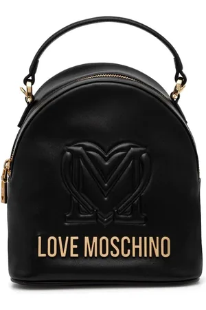 Moschino Logo-plaque backpack