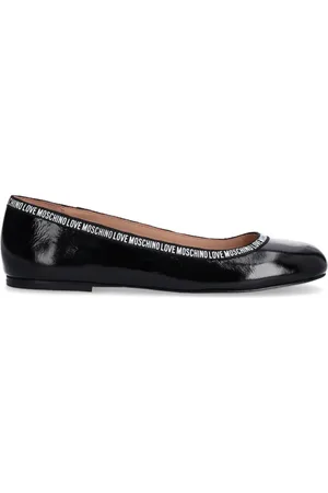 Moschino Logo-trim ballet flats