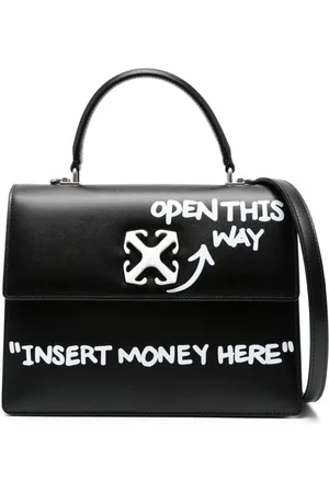 OFF-WHITE Jitney 1.4 leather tote bag