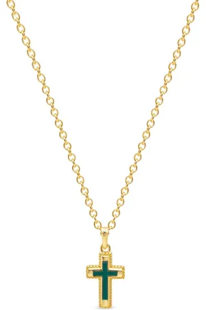 Nialaya Cross-pendant necklace