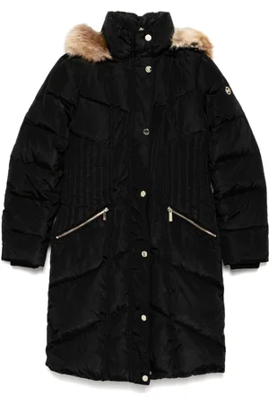 Michael Kors Chevron 3/4 Puffer Coat