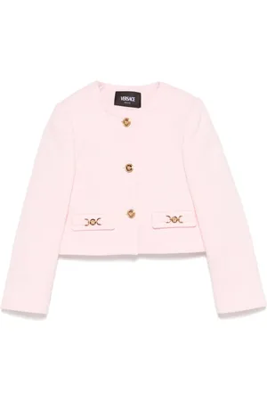 VERSACE Floral-jacquard blazer