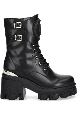 Roberto Cavalli Logo-embossed boots