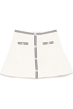 Self-Portrait Jacquard knit skirt
