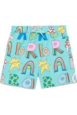Stella McCartney Graphic-print swim shorts