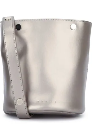 Marni Logo-debossed bucket bag