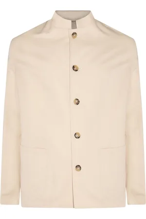 PT Torino Band-collar shirt jacket