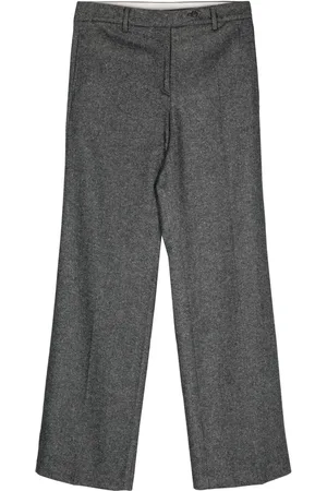 Nº21 Pressed-crease trousers