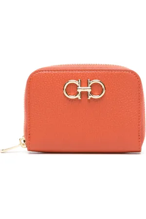 Salvatore Ferragamo Gancini-plaque leather wallet