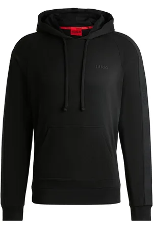 HUGO BOSS Logo-embroidered hoodie