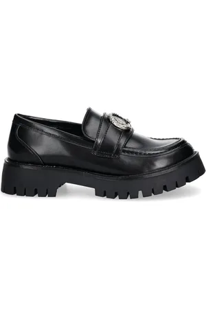 Roberto Cavalli Logo-plaque loafers