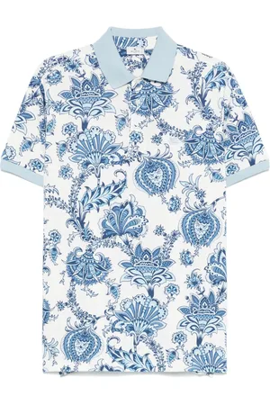 Etro Paisley polo shirt