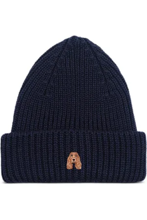 PELO FOUNDATION Dog-appliqu?? beanie