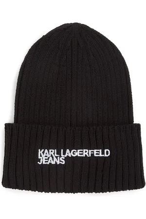 Karl Lagerfeld Logo-embroidered beanie