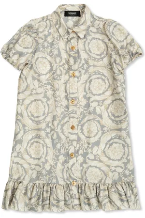 VERSACE Barocco-print short dress