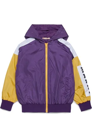 Marni Colour-block hooded jacket