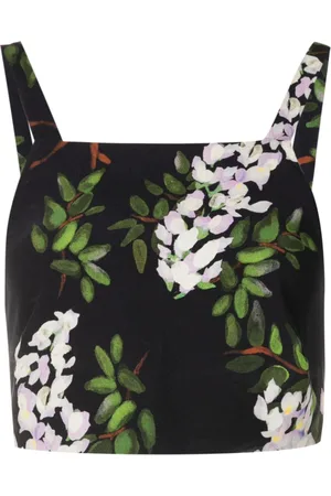 Lenny Niemeyer Floral-print cropped tank top