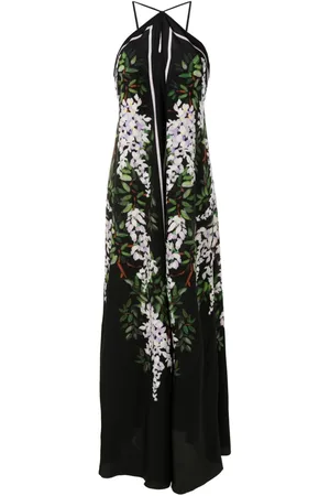 Lenny Niemeyer Glicinia silk halterneck maxi dress
